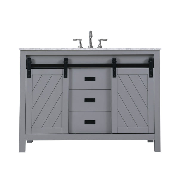 Altair Kinsley 48" Single Bathroom Vanity Set Countertop without Mirror - Luxe Bathroom Vanities