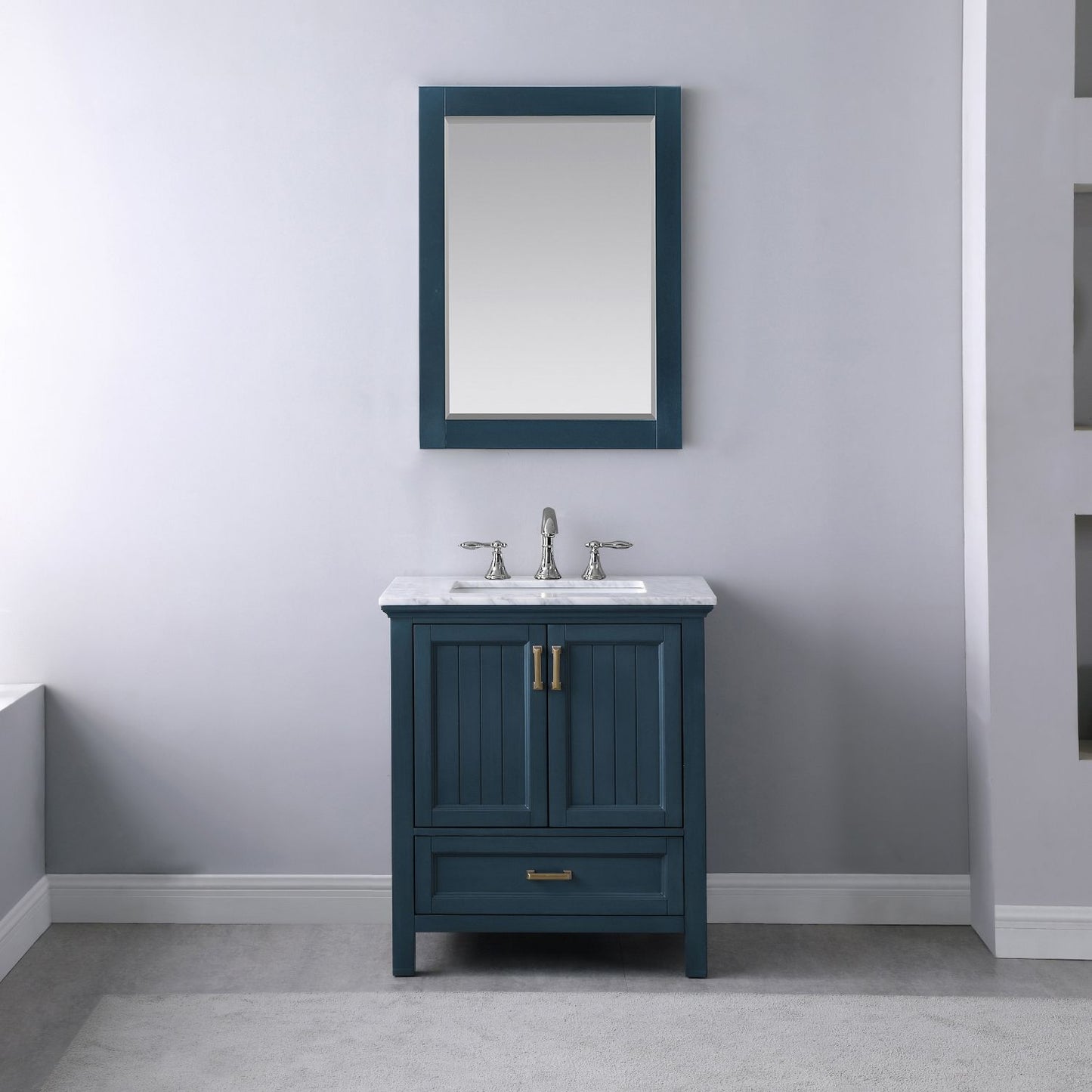 Altair Isla 30" Single Bathroom Vanity Set Countertop with Mirror - Luxe Bathroom Vanities