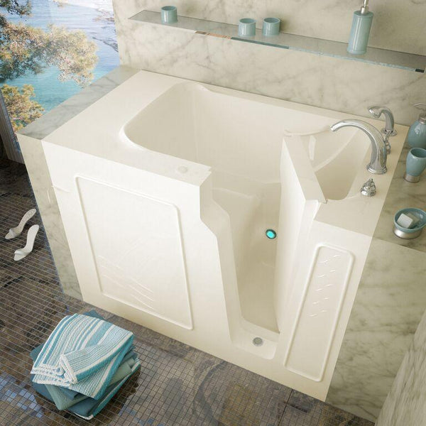 MediTub Walk-In 29 x 52 Left Drain Soaking Walk-In Bathtub - Luxe Bathroom Vanities Luxury Bathroom Fixtures Bathroom Furniture