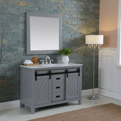 Altair Kinsley 48" Single Bathroom Vanity Set Countertop with Mirror - Luxe Bathroom Vanities