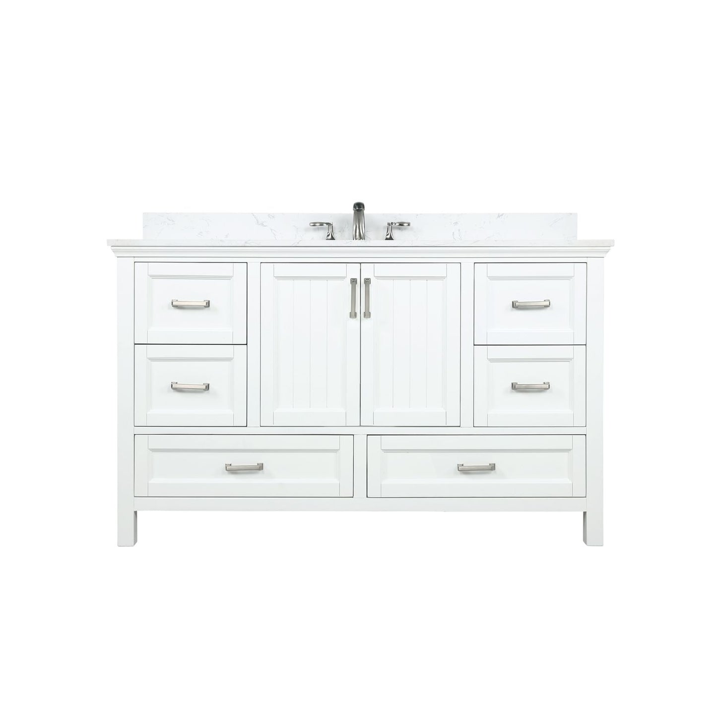 Altair Isla 60" Single Bathroom Vanity Set Countertop without Mirror - Luxe Bathroom Vanities