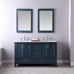 Altair Isla 60" Double Bathroom Vanity Set Countertop with Mirror - Luxe Bathroom Vanities