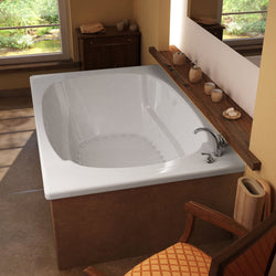 Atlantis Whirlpools Charleston 48 x 78 Rectangular Air Jetted Bathtub - Luxe Bathroom Vanities Luxury Bathroom Fixtures Bathroom Furniture