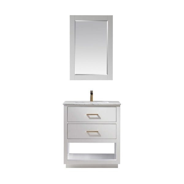 Altair Remi 30" Single Bathroom Vanity Set Countertop with Mirror - Luxe Bathroom Vanities