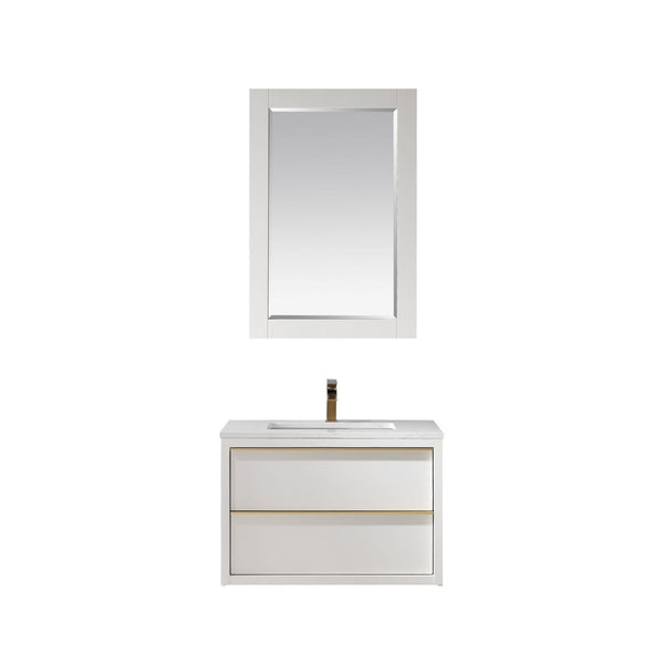 Altair Morgan 30" Single Bathroom Vanity Set Countertop with Mirror - Luxe Bathroom Vanities