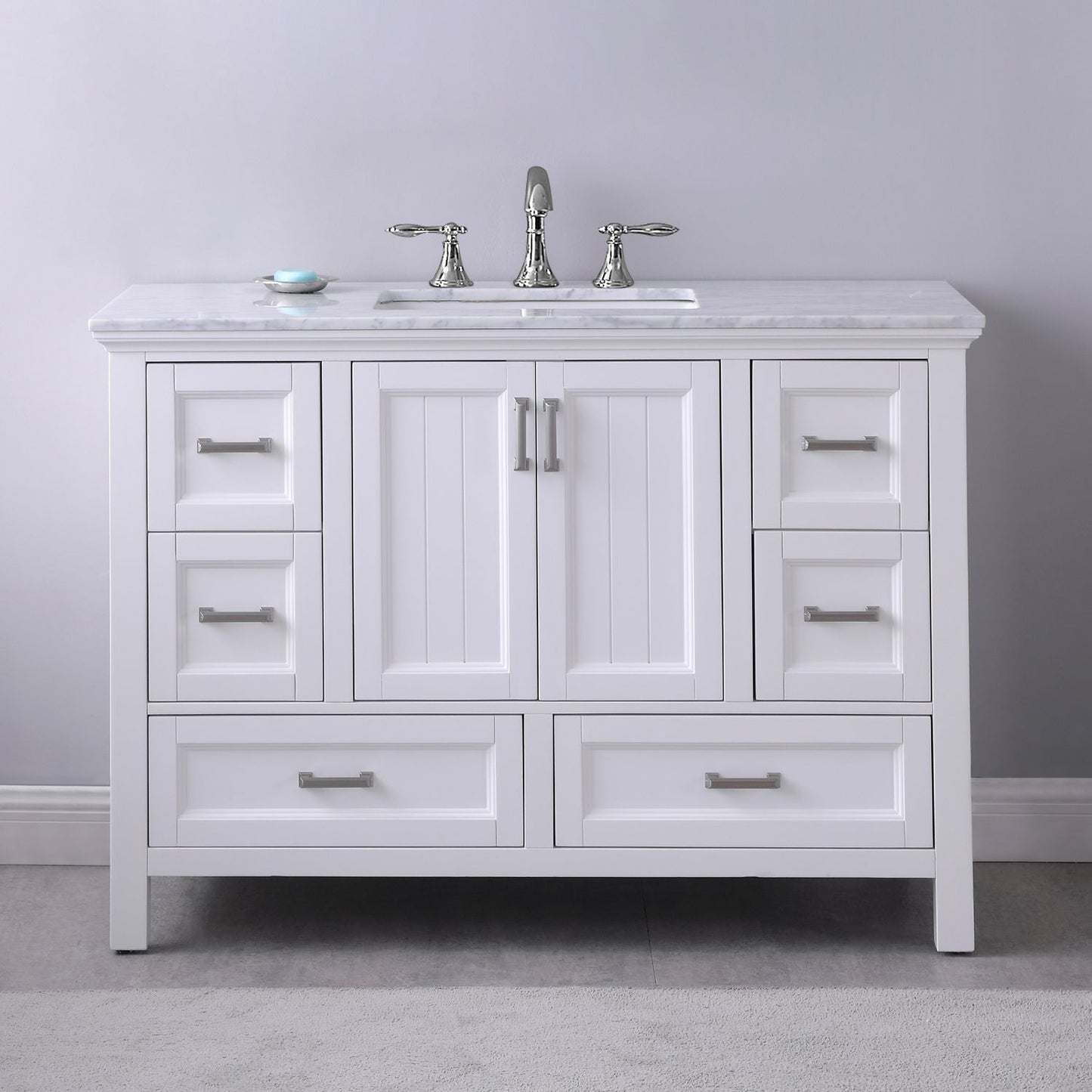 Altair Isla 48" Single Bathroom Vanity Set Countertop without Mirror - Luxe Bathroom Vanities