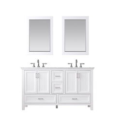 Altair Isla 60" Double Bathroom Vanity Set Countertop with Mirror - Luxe Bathroom Vanities