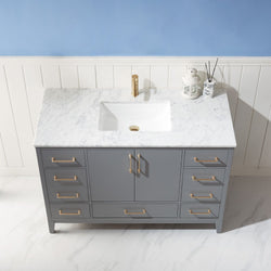 Altair Sutton 48" Single Bathroom Vanity Set Countertop without Mirror - Luxe Bathroom Vanities