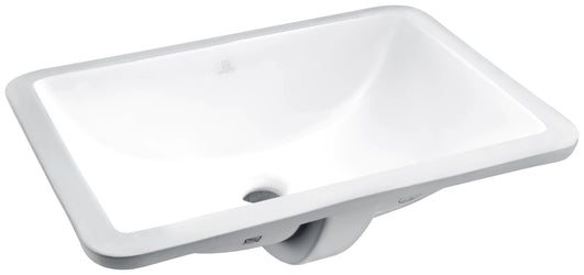 Lanmia Series 7.25 in. Ceramic Undermount Sink Basin in White - Luxe Bathroom Vanities