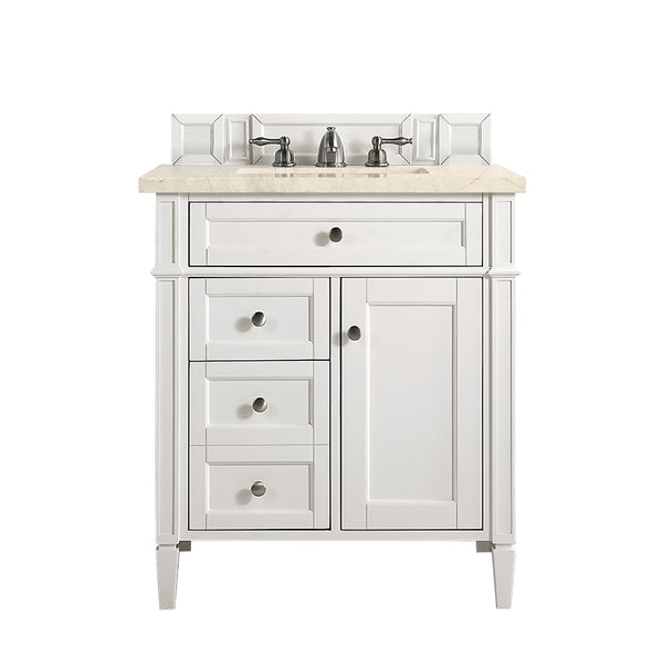 James Martin Brittany 30" Single Vanity with 3 CM Countertop