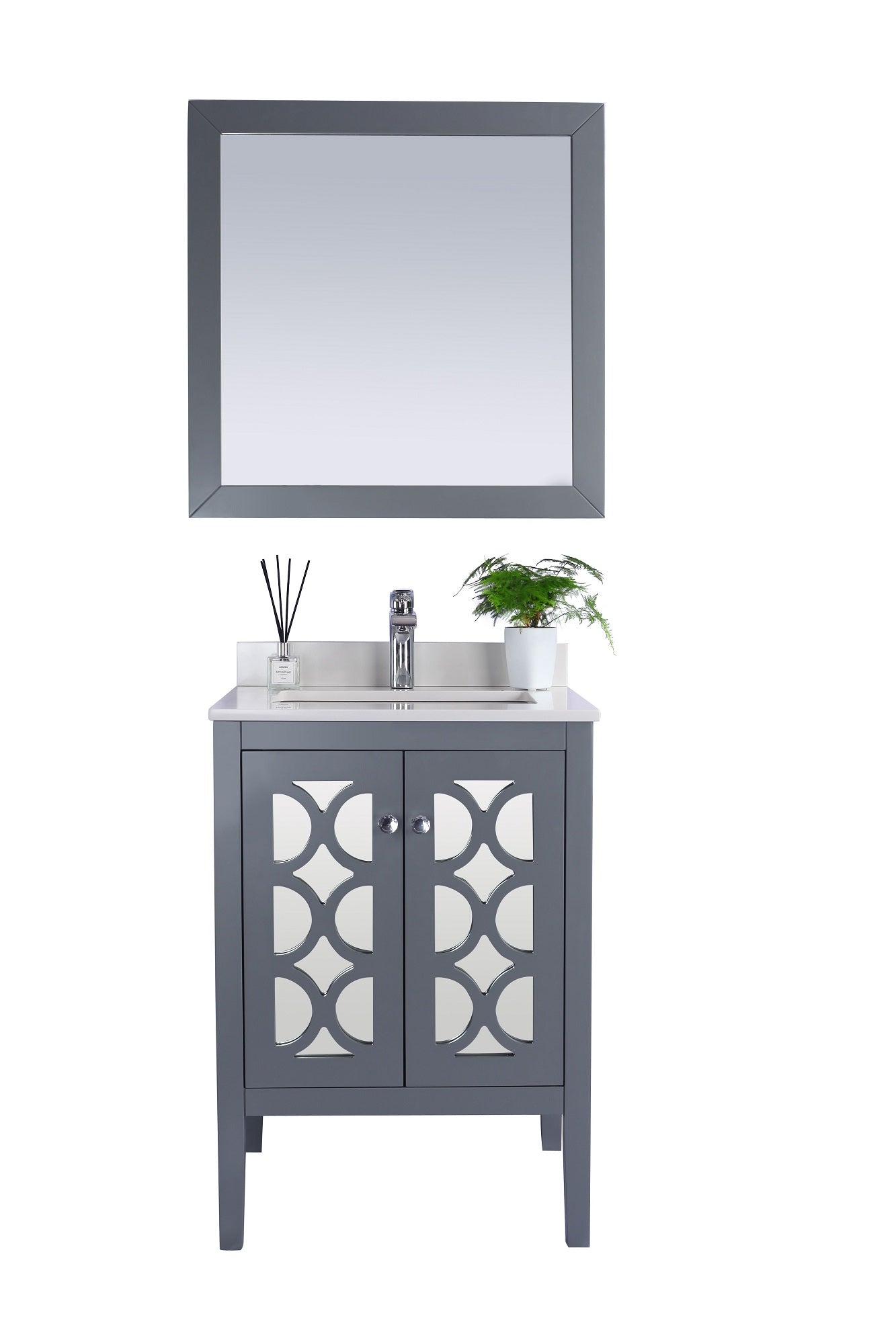 Mediterraneo - 24 - Cabinet with Counter - Luxe Bathroom Vanities Luxury Bathroom Fixtures Bathroom Furniture