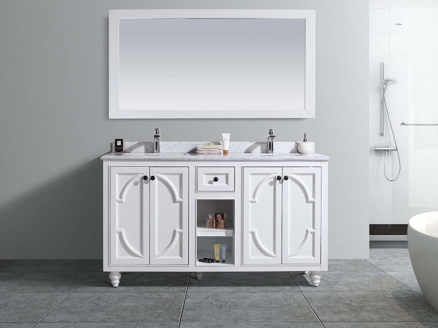 Odyssey - 60 - Cabinet - Luxe Bathroom Vanities Luxury Bathroom Fixtures Bathroom Furniture