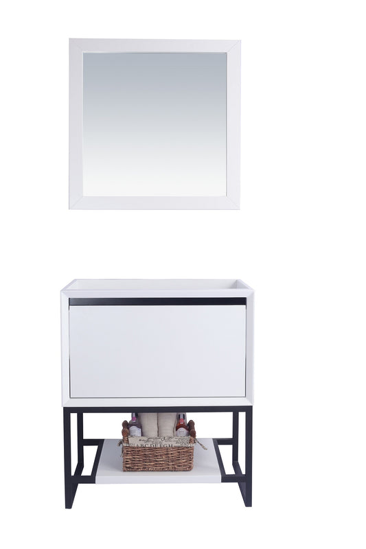 Alto 30 - White Cabinet - Luxe Bathroom Vanities Luxury Bathroom Fixtures Bathroom Furniture