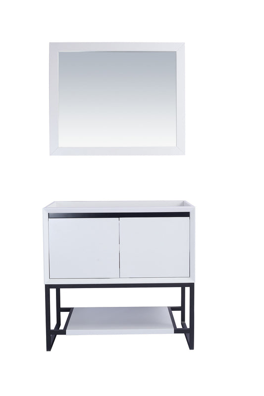 Alto 36 - White Cabinet - Luxe Bathroom Vanities Luxury Bathroom Fixtures Bathroom Furniture