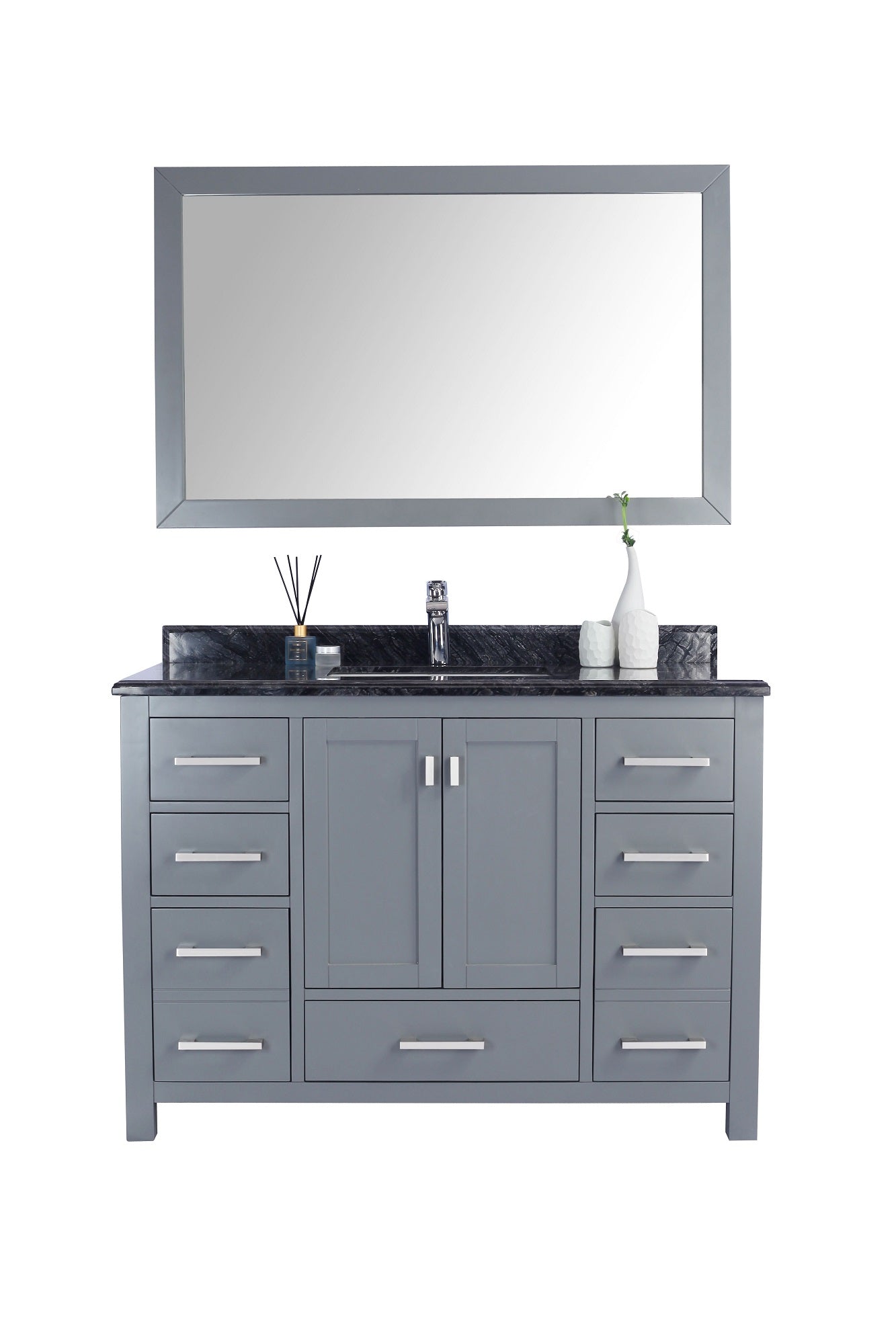 Wilson 48 - Cabinet with Countertop - Luxe Bathroom Vanities Luxury Bathroom Fixtures Bathroom Furniture
