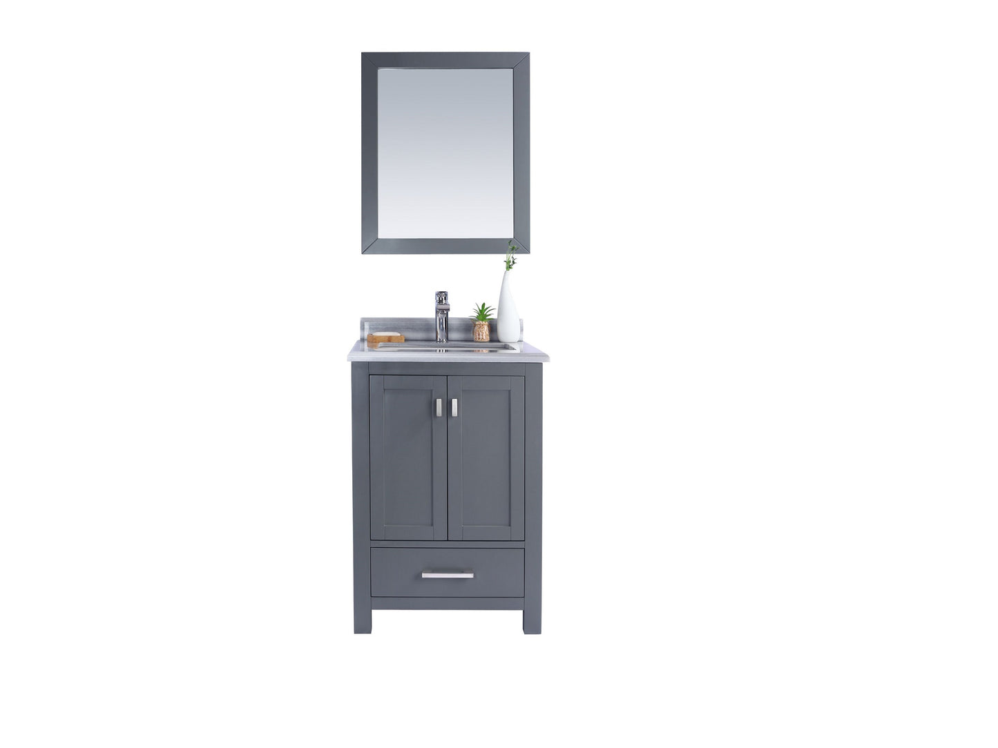 Wilson 24 - Cabinet with Countertop - Luxe Bathroom Vanities Luxury Bathroom Fixtures Bathroom Furniture