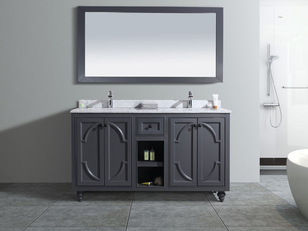 Odyssey - 60 - Cabinet with Counter - Luxe Bathroom Vanities Luxury Bathroom Fixtures Bathroom Furniture