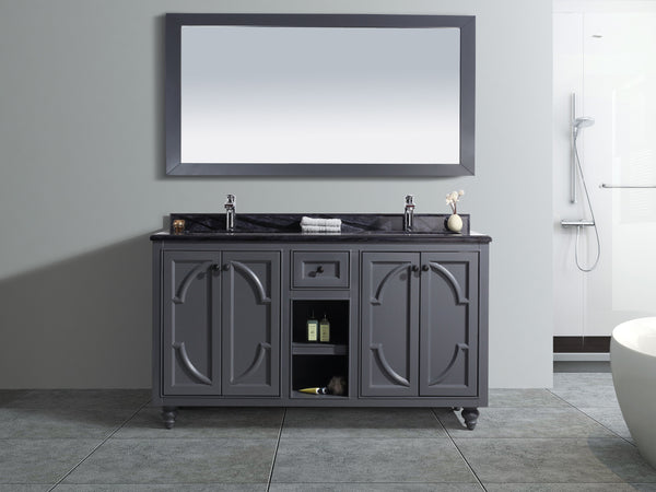 Odyssey - 60 - Cabinet with Counter - Luxe Bathroom Vanities Luxury Bathroom Fixtures Bathroom Furniture
