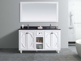 Odyssey - 60 - Cabinet with Counter - Luxe Bathroom Vanities Luxury Bathroom Fixtures Bathroom Furniture