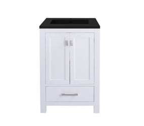 Wilson 24 - Cabinet with VIVA Stone Solid Surface Countertop - Luxe Bathroom Vanities Luxury Bathroom Fixtures Bathroom Furniture