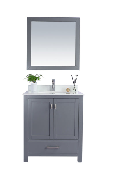 Wilson 30 - Cabinet with Countertop - Luxe Bathroom Vanities Luxury Bathroom Fixtures Bathroom Furniture