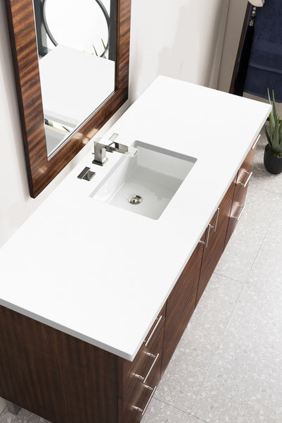 James Martin Metropolitan 60" Single Vanity with 3 CM Countertop - Luxe Bathroom Vanities