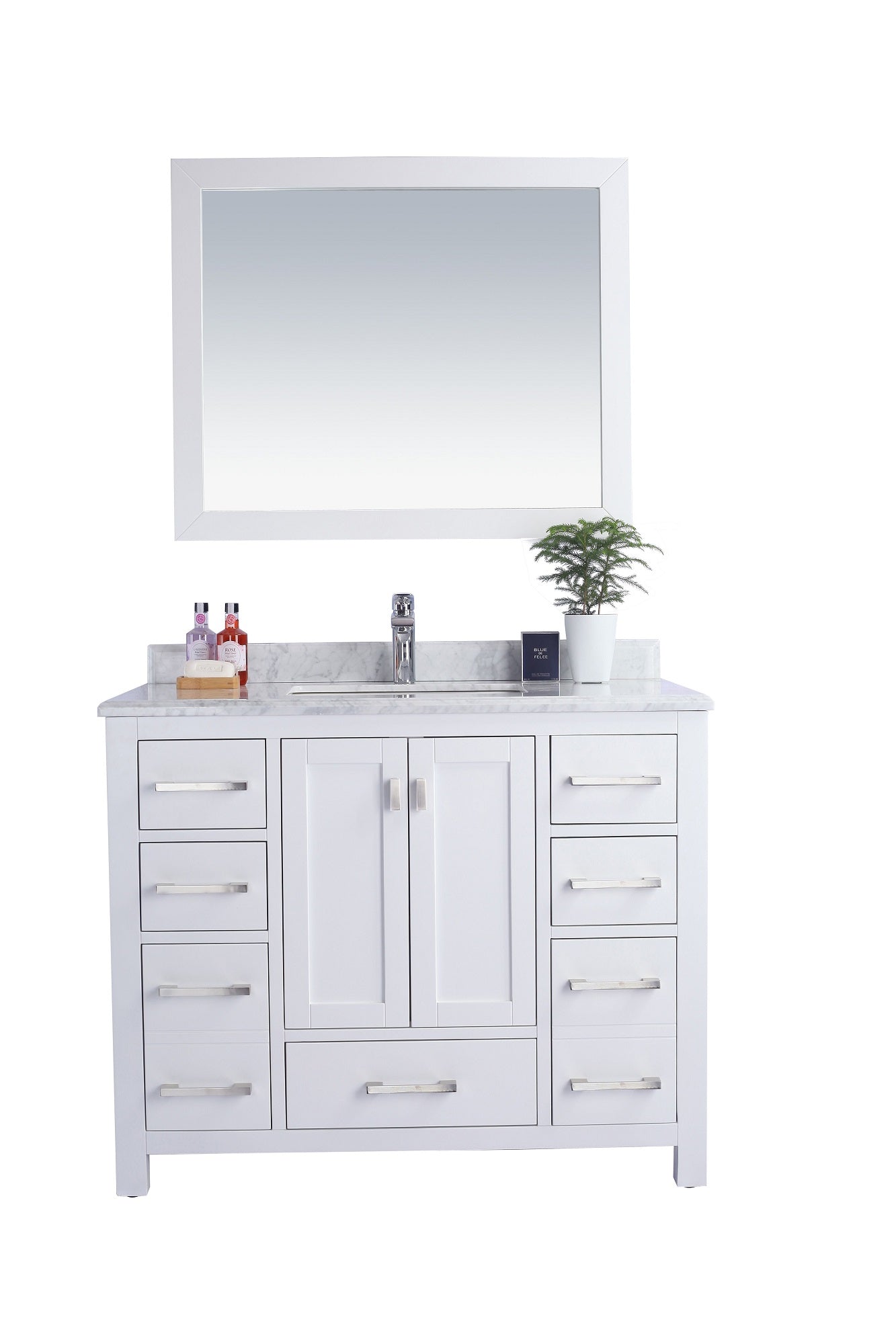 Wilson 42 - Cabinet with Countertop - Luxe Bathroom Vanities Luxury Bathroom Fixtures Bathroom Furniture