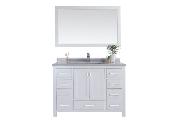 Wilson 48 - Cabinet with Countertop - Luxe Bathroom Vanities Luxury Bathroom Fixtures Bathroom Furniture