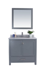 Wilson 36 - Cabinet with Countertop - Luxe Bathroom Vanities Luxury Bathroom Fixtures Bathroom Furniture