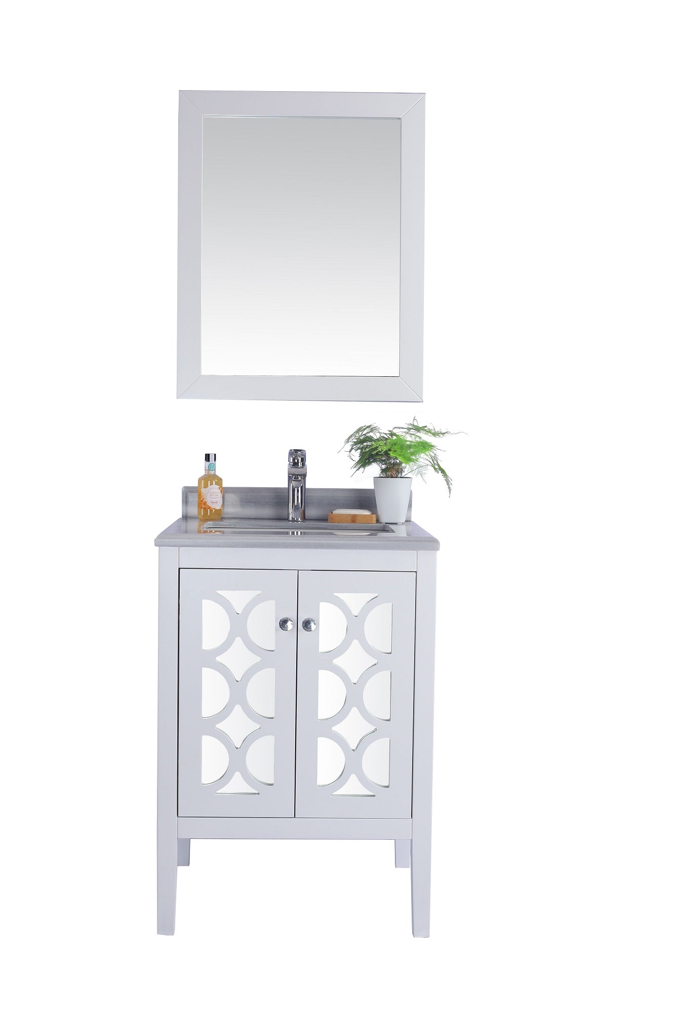 Mediterraneo - 24 - Cabinet with Counter - Luxe Bathroom Vanities Luxury Bathroom Fixtures Bathroom Furniture