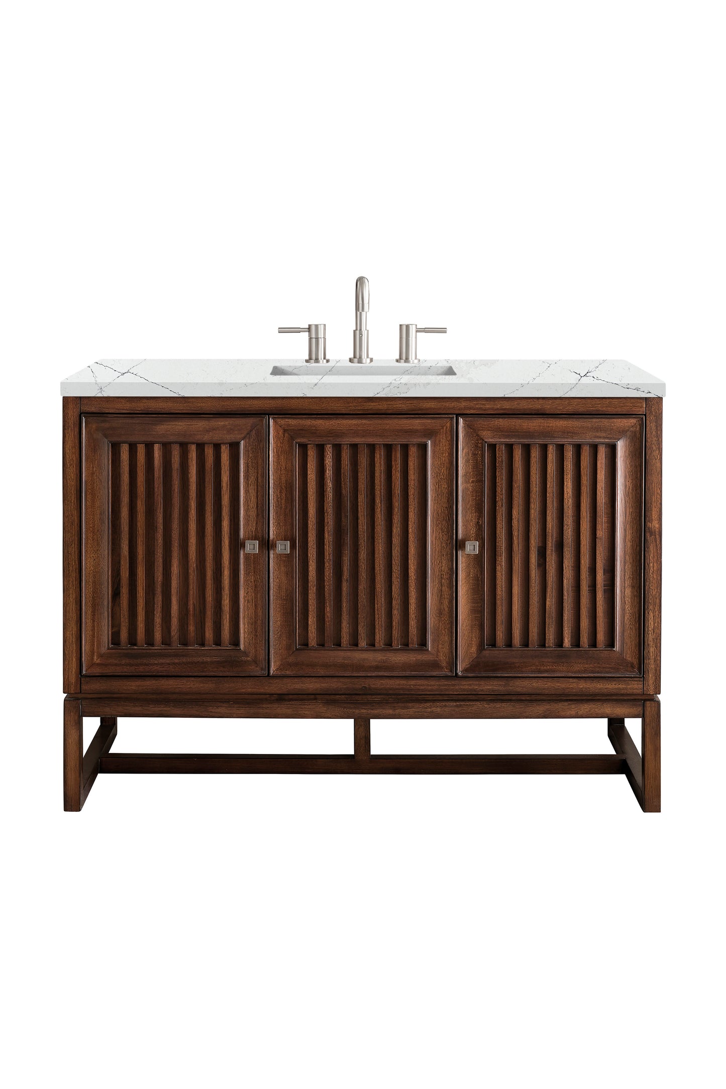 James Martin Athens 48" Single Vanity Cabinet with 3 CM Countertop - Luxe Bathroom Vanities