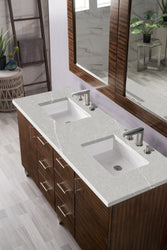 James Martin Metropolitan 60" Double Vanity with 3 CM Countertop - Luxe Bathroom Vanities