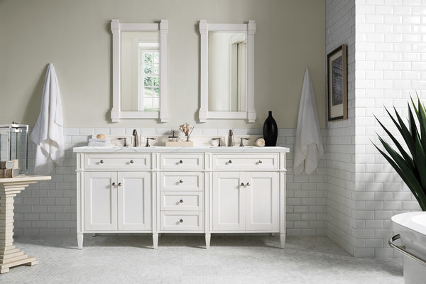 James Martin Brittany 72" Double Vanity - Luxe Bathroom Vanities