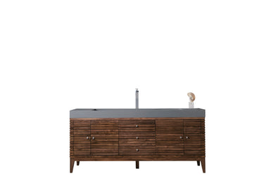 James Martin Linear 72" Single Vanity with Composite Top - Luxe Bathroom Vanities