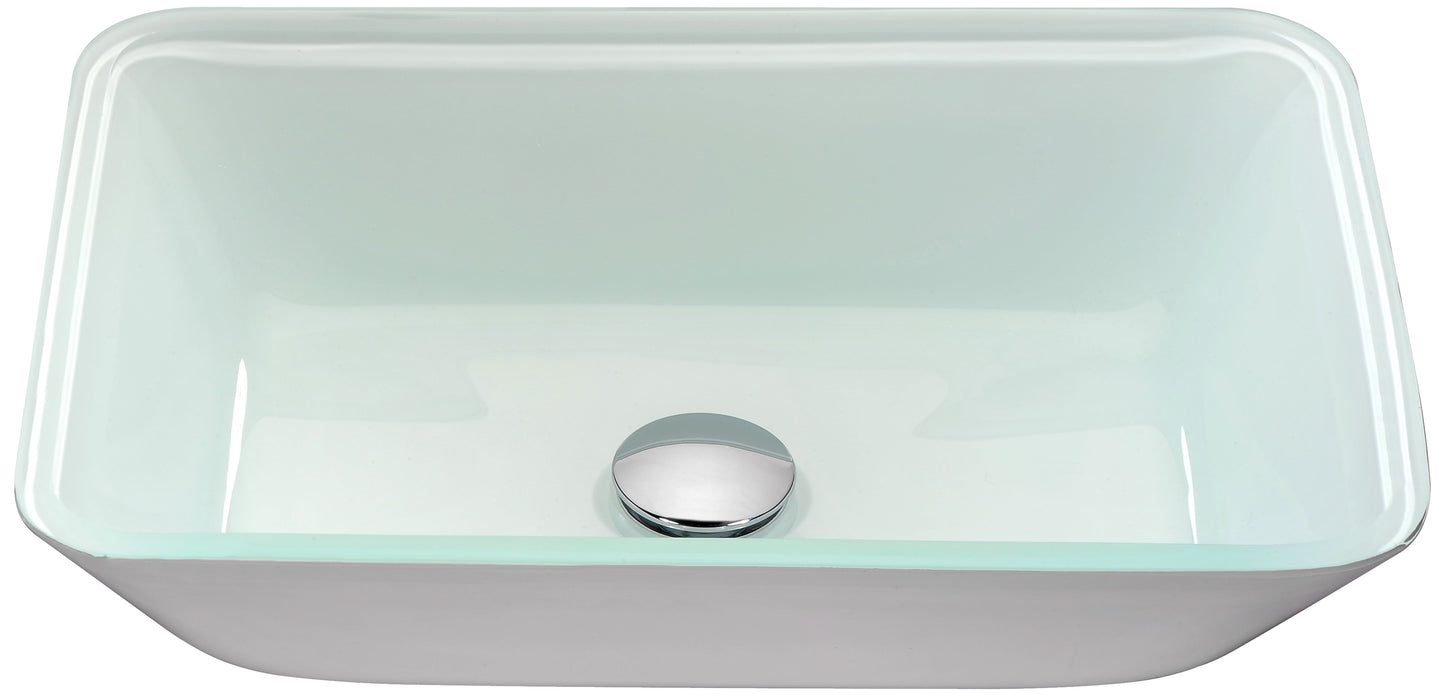 Broad Series Vessel Sink in White - Luxe Bathroom Vanities