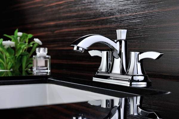 Vista Series 2-Handle Bathroom Sink Faucet - Luxe Bathroom Vanities