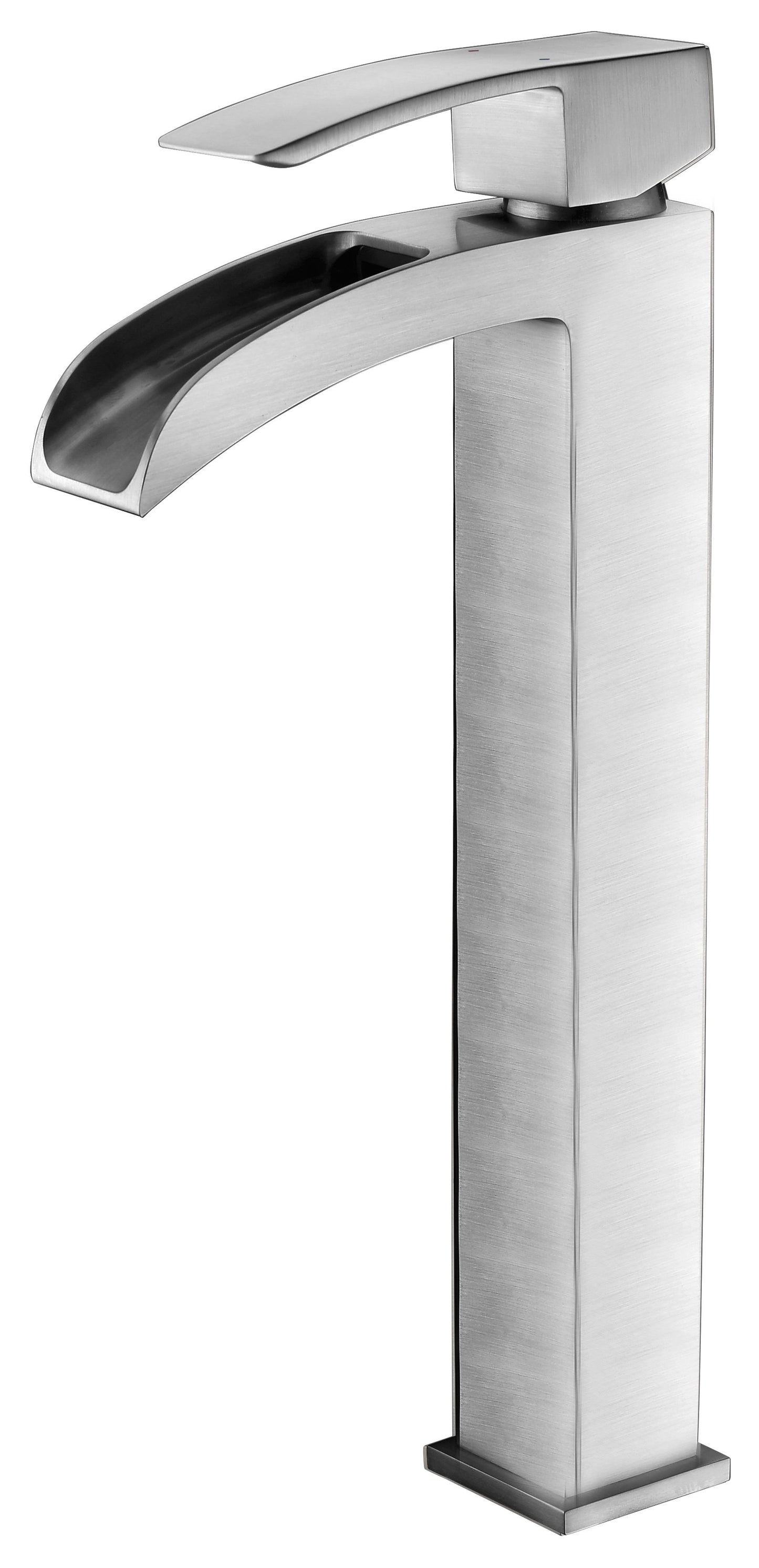 Key Series Single Hole Single-Handle Vessel Bathroom Faucet - Luxe Bathroom Vanities