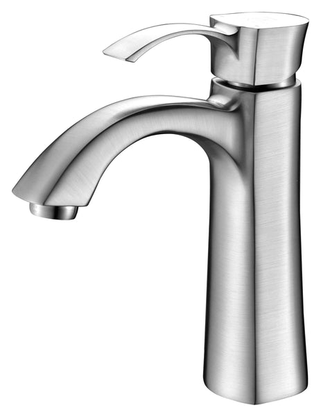 Rhythm Series Single Hole Single-Handle Mid-Arc Bathroom Faucet - Luxe Bathroom Vanities