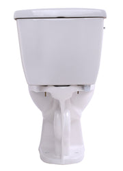 Kame 2-piece 1.28 GPF Single Flush Elongated Toilet in White - Luxe Bathroom Vanities