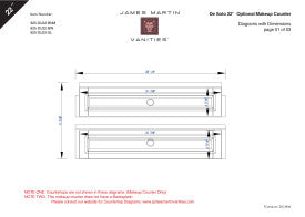 James Martin De Soto 22" Optional Drawer Unit, Burnished Mahogany - Luxe Bathroom Vanities