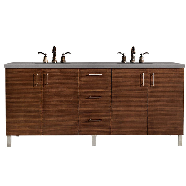 James Martin Metropolitan 72" Double Vanity with 3 CM Countertop - Luxe Bathroom Vanities