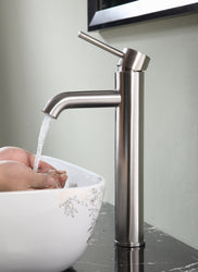 Valle Single Hole Single Handle Bathroom Faucet-108 - Luxe Bathroom Vanities