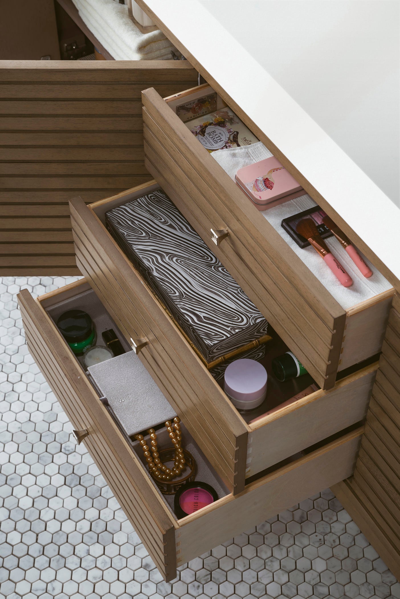 James Martin Linear 72" Single Vanity with Composite Top - Luxe Bathroom Vanities